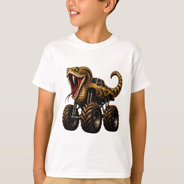 Camiseta Caminhão Monstro Cascavel Venomoso (Frente)