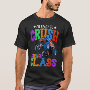 Camiseta Caminhão Monstro Da Classe Crush Science De Volta