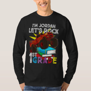 Camiseta Caminhão Monstro de 1rua Eu sou Jordan Vamos Rock 