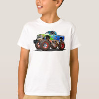 Caminhão monstro de cartum