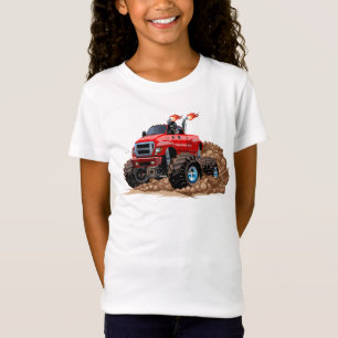 Camiseta Caminhão monstro de cartum