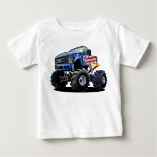 Camiseta Caminhão monstro de cartum