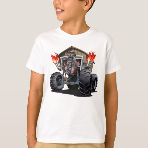 Camiseta Caminhão monstro de desenho animado
