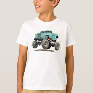 Camiseta Caminhão monstro de desenho animado