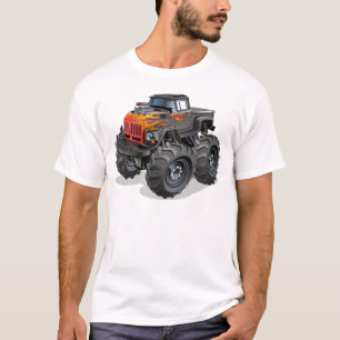Camiseta Caminhão monstro de desenho animado