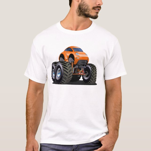 Camiseta Caminhão monstro de desenho animado (Frente)