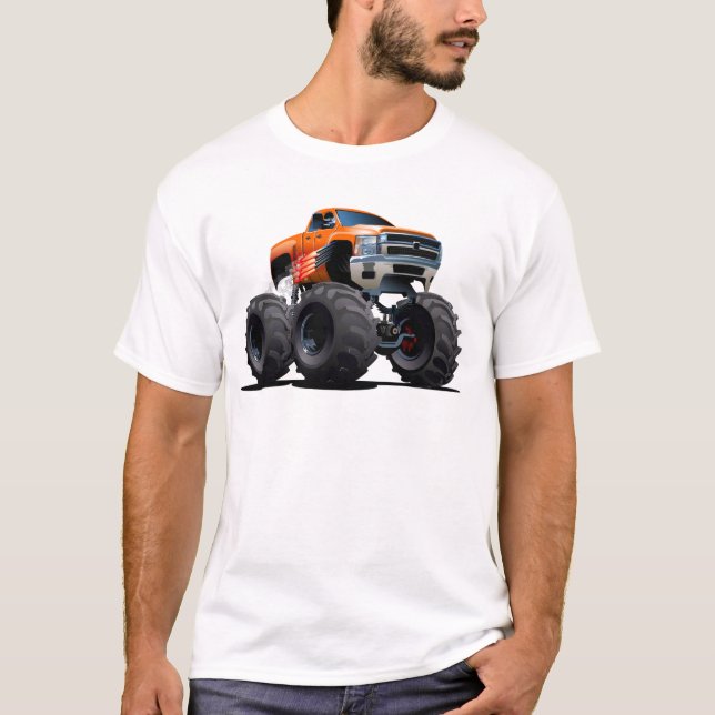 Camiseta Caminhão monstro de desenho animado (Frente)