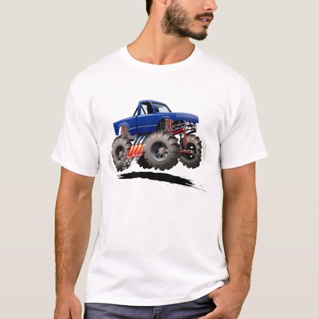 Camiseta Caminhão monstro de desenho animado (Frente)