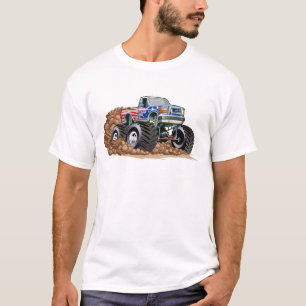 Camiseta Caminhão monstro de desenho animado
