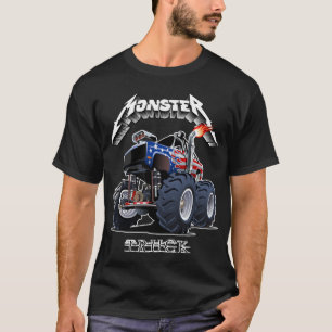 Camiseta Caminhão monstro de desenho animado