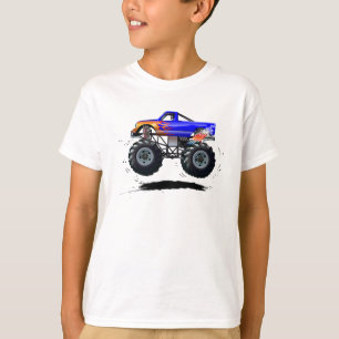Camiseta Caminhão monstro de desenho animado