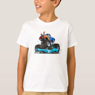 Camiseta Caminhão monstro de desenho animado
