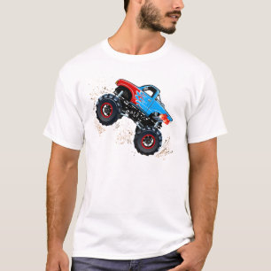 Camiseta Caminhão monstro de desenho animado