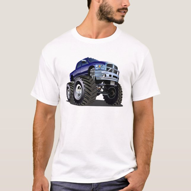 Camiseta Caminhão monstro de desenho animado (Frente)