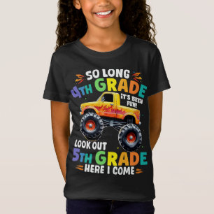 Camiseta Caminhão Monstro de Graduação do Longo 3º Grau