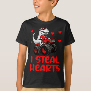 Camiseta Caminhão Monstro do Dia dos Namorados Infantil Tre