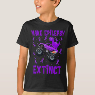 Camiseta Caminhão Monstro do Dinossauro Torna a Epilepsia E