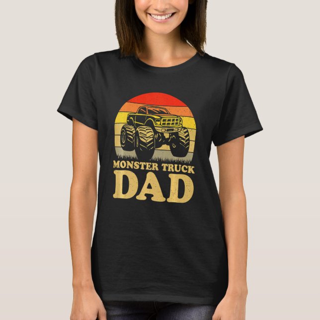 Camiseta Caminhão Monstro do Mens - Fath do Pai Monstro do  (Frente)