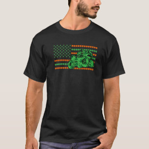 Camiseta Caminhão Monstro do Sinalizador Americano Dia de S