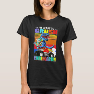 Camiseta Caminhão Monstro Jardim de Infância Crianças De Vo