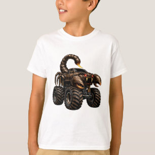 Camiseta Caminhão Monstro Off-Road Estilo Escorpião