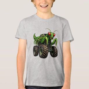 Camiseta Caminhão Monstro Todo-o-Terreno Estilo Louva-a-Deu