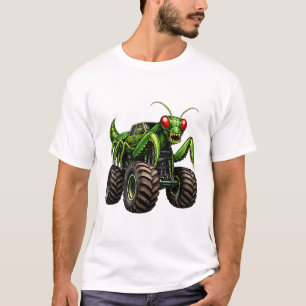 Camiseta Caminhão Monstro Todo-o-Terreno Estilo Louva-a-Deu