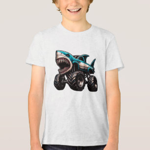 Camiseta Caminhão Monstro Tubarão