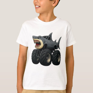 Camiseta Caminhão Monstro Tubarão Touro
