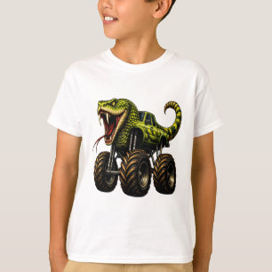 Camiseta Caminhão Monstro Víbora Venenosa