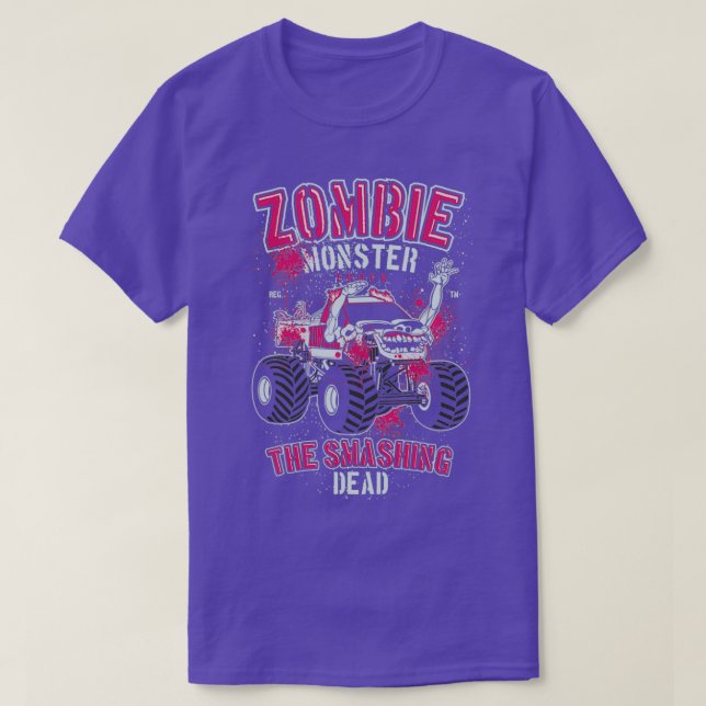 Camiseta Caminhão Monstro Zombie (Frente do Design)