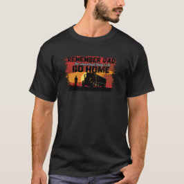 Camiseta Caminhão Pai Viagem Rodoviária Viagem Família Amor
