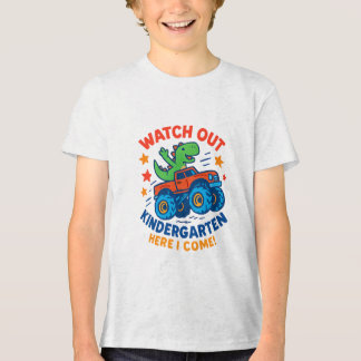 Camiseta Caminhão para o jardim de infância - Caminhão Mons