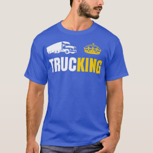 Camiseta Caminhão Rei Crown Funny Motorista Mec