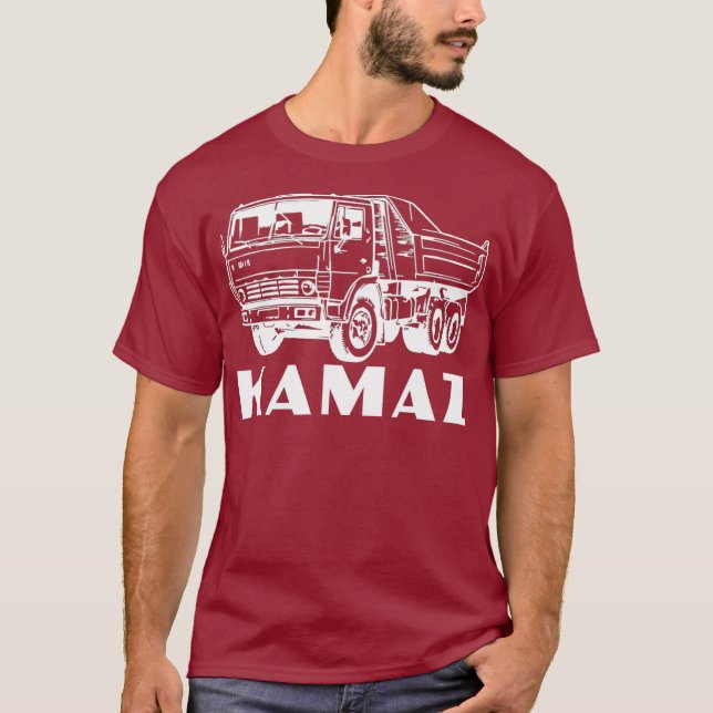 Camiseta caminhão russo Kamaz USSR (Frente)