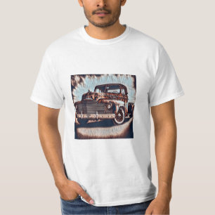 Camiseta Caminhão Rustic Grunge - Uma Beleza Vintage