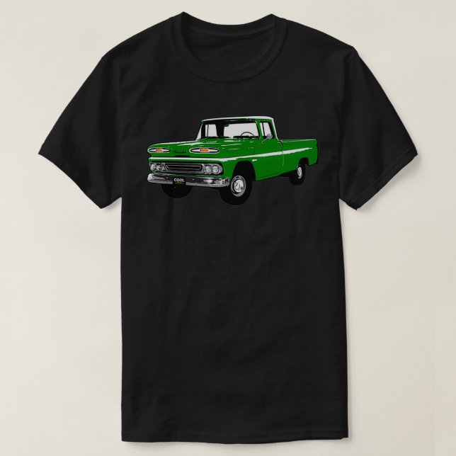 Camiseta Caminhão Verde C 1961 (Frente do Design)