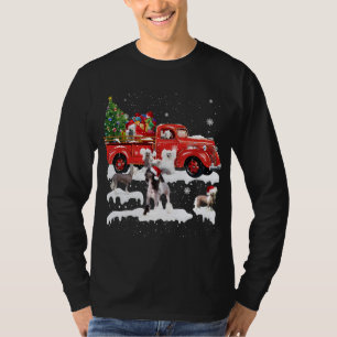 Camiseta Caminhão Vermelho Cerrado Chinês Feliz Natal X