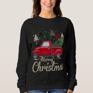 Camiseta Caminhão Vermelho De Natal Com Xadrez De Buffalo E