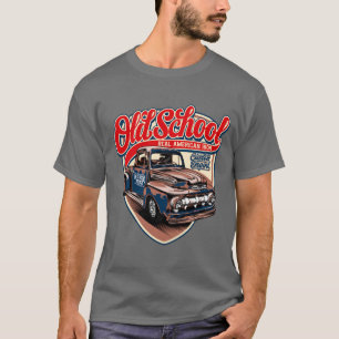 Camiseta Caminhão Vintage 1932 de Aço Old School