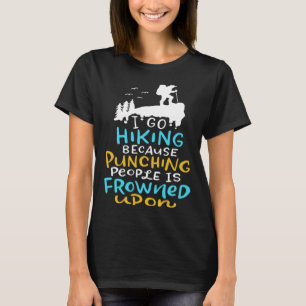 Camiseta Caminhar É A Minha Terapia Para Acampar Hikers