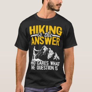 Camiseta Caminhar é a Resposta Quem Se Importa com a Pergun