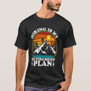Camiseta Caminhar é Meu Plano de Aposentadoria Vintage Cami