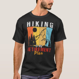 Camiseta Caminhar é minha aventura de caminhada do plano de