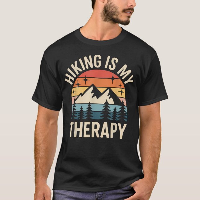 Camiseta Caminhar Engraçado É Minha Terapia (Frente)