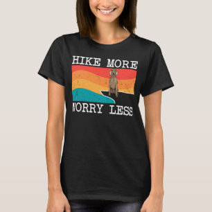 Camiseta Caminhar Mais Preocupada Menos Caminho Gráfico Do