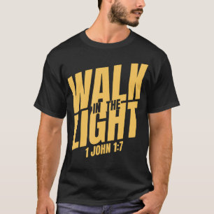 Camiseta Caminhar Na Luz Fé