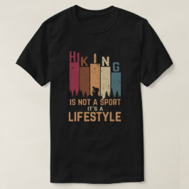 Camiseta Caminhar não é um esporte É um estilo de vida