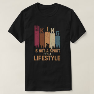 Camiseta Caminhar não é um esporte É um estilo de vida