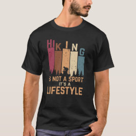 Camiseta Caminhar não é um esporte É um estilo de vida
